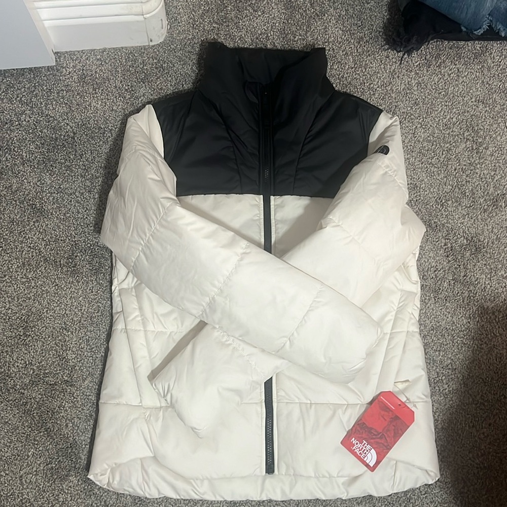 Vintage White Northface Puffer